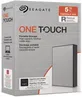 Seagate One Touch Portable HDD with Password +Rescue, Silver, 5TB, USB 3.0 Micro-B