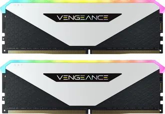 Corsair Vengeance RGB RT White DIMM Kit 64GB, DDR4-3200, CL16-20-20-38