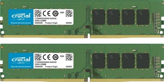 Crucial DIMM Kit 32GB, DDR4-2400, CL17-17-17