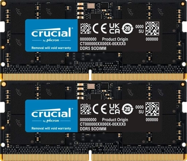 Crucial SO-DIMM Kit 32GB, DDR5-4800, CL40-39-39