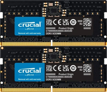 Crucial SO-DIMM Kit 16GB, DDR5-5200, CL42-42-42