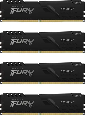 Kingston FURY Beast DIMM Kit 32GB, DDR4-3600, CL17-21-21