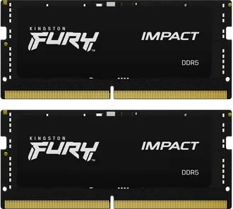 Kingston FURY Impact SO-DIMM Kit 32GB, DDR5-6000, CL38-38-38, on-die ECC