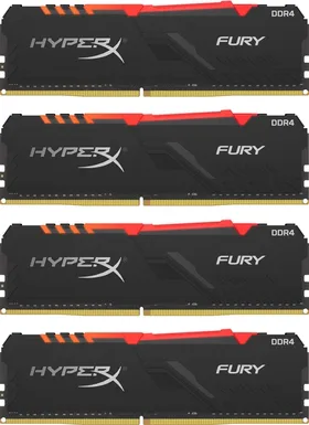 Kingston FURY RGB DIMM Kit 128GB, DDR4-3000, CL16-19-19