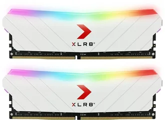 PNY XLR8 Gaming Epic-X RGB White Edition DIMM Kit 32GB, DDR4-3200, CL16-18-18-36