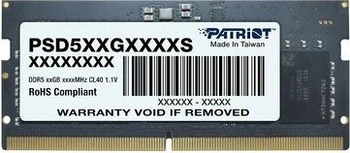 Patriot Signature Line SO-DIMM 8GB, DDR5-4800, CL40-40-40-77