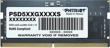 Patriot Signature Line SO-DIMM 8GB, DDR5-5200, CL42-42-42-84