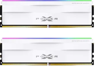 Silicon Power XPOWER Zenith RGB white DIMM Kit 64GB, DDR5-6000, CL30-38-38-96, on-die ECC