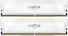 Crucial Pro Overclocking White DIMM Kit 32GB, DDR5-6400, CL38-40-40-84, on-die ECC