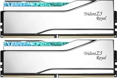 G.Skill Trident Z5 Royal RGB Silver DIMM Kit 48GB, DDR5-8400, CL40-52-52-134