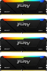 Kingston FURY Beast RGB DIMM Kit 64GB, DDR4-3200, CL16-20-20