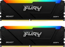Kingston FURY Beast RGB DIMM Kit 16GB, DDR4-3200, CL16-18-18