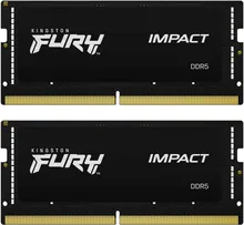 Kingston FURY Impact SO-DIMM Kit 64GB, DDR5-4800, CL38-38-38, on-die ECC