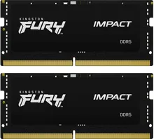 Kingston FURY Impact SO-DIMM Kit 32GB, DDR5-6400, CL38-40-40, on-die ECC