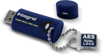 Integral Crypto Dual Drive FIPS 140-2 64GB, USB-A 3.0