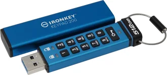 Kingston IronKey Keypad 200 512GB, USB-A 3.0