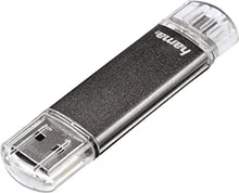 Hama FlashPen Laeta Twin 64GB, USB-A 2.0/USB 2.0 Micro-B