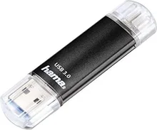 Hama FlashPen Laeta Twin 64GB, USB-A 3.0/USB 2.0 Micro-B