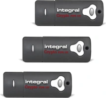 Integral Crypto Drive FIPS 197 8GB, USB-A 3.0, 3er-Pack