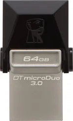 Kingston DataTraveler microDuo 64GB, USB-A 3.0/USB 2.0 Micro-B