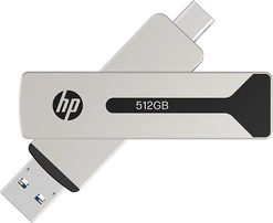 PNY HP 911 Pro Pearl Nickel 512GB, USB-A 3.0/USB-C 3.0