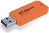 Integral Neon orange 64GB, USB-A 3.0