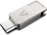 V7 2-in1 USB-Stick 128GB, USB-A 3.0/USB-C 3.0