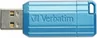 Verbatim Store 'n' Go PinStripe Caribbean Blue 128GB, USB-A 2.0